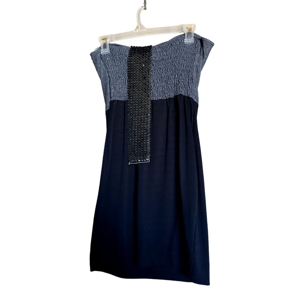 Max Rave Strapless Navy Mini Dress Size Large - Picture 2 of 4